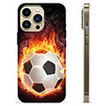 iPhone 13 Pro Max puzdro TPU - Futbalový plameň
