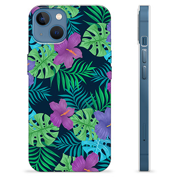 iPhone 13 puzdro TPU - Tropický kvet