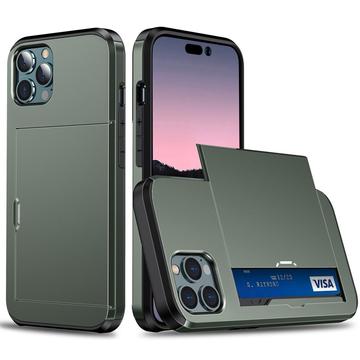 iPhone 14 Pro Hybrid Case with Sliding Card Slot