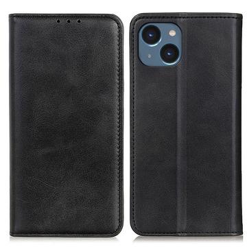 iPhone 14 Wallet Leather puzdro s Kickstandom - čierna