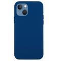 iPhone 15 Plus Liquid Silicone Puzdro - Modrá