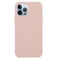 iPhone 15 Pro Liquid Silicone Puzdro - Ružová