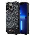 Puzdro Guess G Cube Mag pre iPhone 15 Pro Max - čierne
