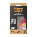Ochrana obrazovky z tvrdeného skla iPhone 15 Pro PanzerGlass Ultra-Wide Fit EasyAligner - Čierny okraj