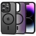Puzdro iPhone 15 Pro Tech-Protect Magmat – kompatibilné s MagSafe (Otvorený box vyhovuje) – Matná Čierna