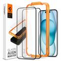 Chránič obrazovky iPhone 15 Spigen ALM Glas.tR – 2 ks.