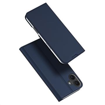 iPhone 16 Dux Ducis Skin Pro Flipové Puzdro - Modrá