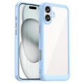 iPhone 16 Plus Anti-Shock Hybridné Puzdro - Modrá