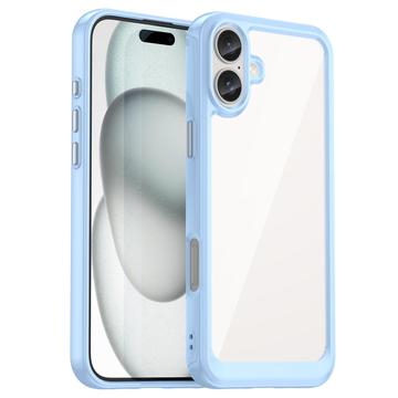 iPhone 16 Plus Anti-Shock Hybridné Puzdro - Modrá