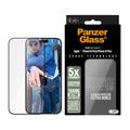 iPhone 16 Plus/15 Plus PanzerGlass Ceramic Protection Ultra-Wide Fit EasyAligner Screen Protector - 9H - Black Edge