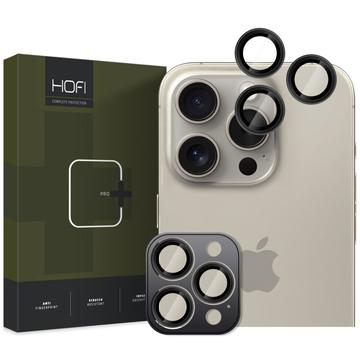 Chránič Objektívu Fotoaparátu iPhone 16 Pro/16 Pro Max Hofi Camring Pro+ - Čierny Okraj