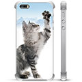 iPhone 5/5S/SE hybridné puzdro - Mačka