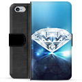 iPhone 6 / 6S prémiové puzdro na peňaženku - Diamant