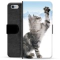 iPhone 6 / 6S prémiové puzdro na peňaženku - Mačka