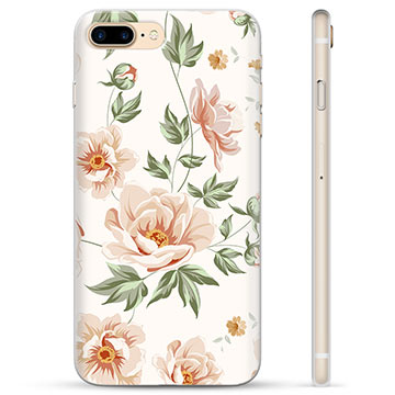 iPhone 7 Plus / iPhone 8 Plus puzdro TPU - Kvetinová