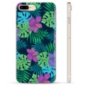iPhone 7 Plus / iPhone 8 Plus puzdro TPU - Tropický kvet