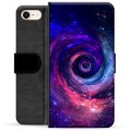 iPhone 7/8/SE (2020)/SE (2022) prémiové puzdro na peňaženku - Galaxia