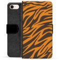 iPhone 7/8/SE (2020)/SE (2022) prémiové puzdro na peňaženku - Tiger