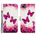 iPhone 7/8/SE (2020)/SE (2022) Wonder Series Púzdro do Peňaženky - Ružové Motýle