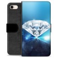 iPhone 7/8/SE (2020)/SE (2022) prémiové puzdro na peňaženku - Diamant