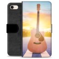 iPhone 7/8/SE (2020)/SE (2022) prémiové puzdro na peňaženku - Gitara