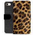 iPhone 7/8/SE (2020)/SE (2022) prémiové puzdro na peňaženku - Leopard