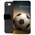iPhone 7/8/SE (2020)/SE (2022) prémiové puzdro na peňaženku - Futbal
