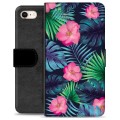 iPhone 7/8/SE (2020)/SE (2022) prémiové puzdro na peňaženku - Tropický kvet