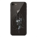 Oprava zadného krytu iPhone 8 - iba sklo - čierna