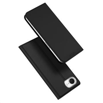 iPhone 16e Dux Ducis Skin Pro Flipové Puzdro - Čierne