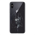 Oprava zadného krytu iPhone X - iba sklo - čierna