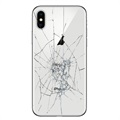 Oprava zadného krytu iPhone X - iba sklo - biela