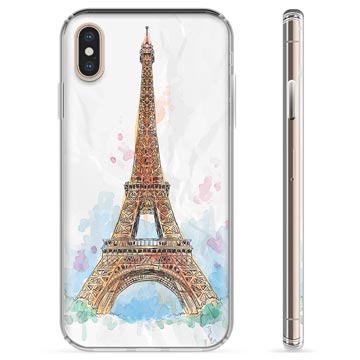 iPhone X / iPhone XS puzdro TPU - Paríž