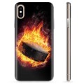 iPhone X / iPhone XS puzdro TPU - Ľadový hokej