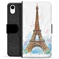 iPhone XR prémiové puzdro na peňaženku - Paríž