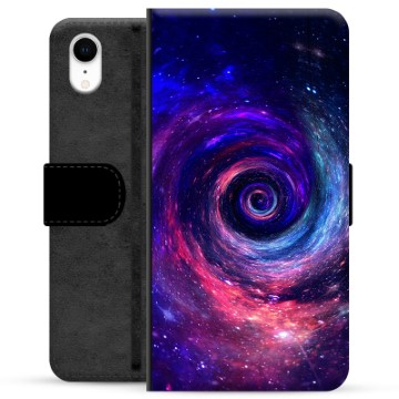 iPhone XR prémiové puzdro na peňaženku - Galaxia
