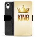 iPhone XR prémiové puzdro na peňaženku - Kráľ