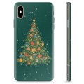 iPhone X / iPhone XS puzdro TPU - Vianočný stromček