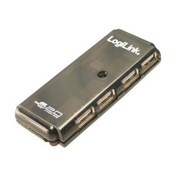 LogiLink UH0001A 4-portový Rozbočovač USB 2.0 - Čierny