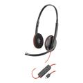Poly Plantronics Blackwire C3220 Káblový Headset - Čierna