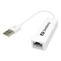 Sandberg USB 2.0 do Prevodník Siete - 100 Mbps - Biely