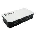 Sandberg 4-portový USB 3.0 Hub - Čierno / Biely