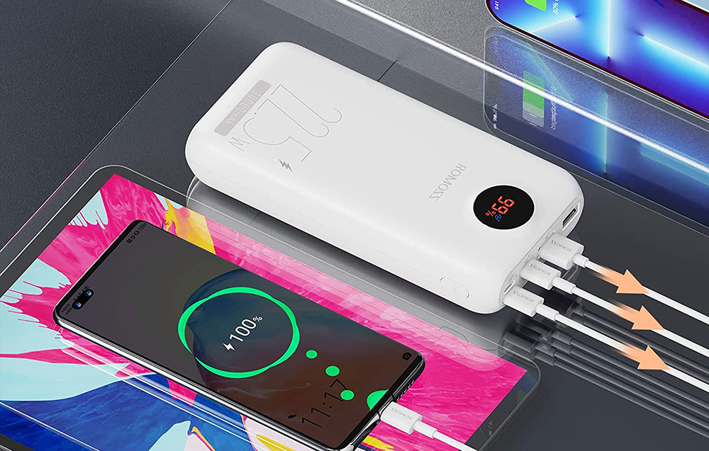 Romoss PSW30PF 30000mAh Power Bank - 22.5W - White