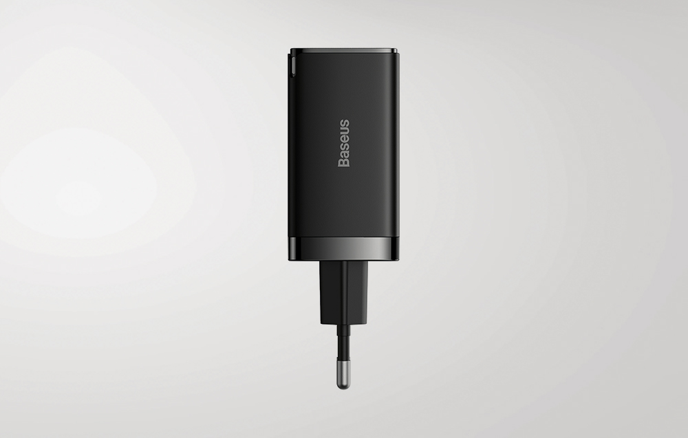 Baseus GaN5 Pro 65W Wall Charger - 2xUSB-C, USB-A - Black